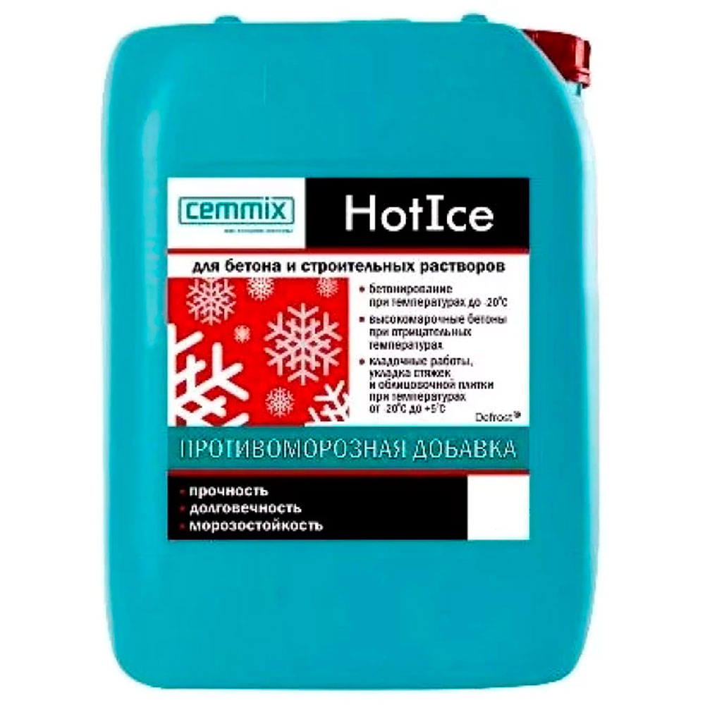фото 1 Добавка противоморозная HOTICE CEMMIX, 10л