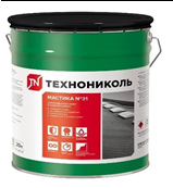 Мастика кровельная эмульсионная ТехноНИКОЛЬ №31, 18кг