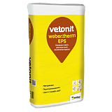 Клеевая смесь Vetonit weber.therm EPS для монтажа пенополистирола, 25кг 