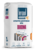 Штукатурка декоративная Bergauf Diadema "шуба" фр.2,5-3мм белая, 25кг