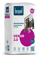 Штукатурка декоративная Bergauf Dekor "короед" фр.2,0мм ЗИМА, 25кг