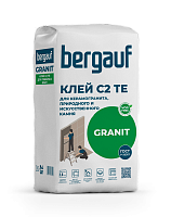 Клей плиточный Bergauf Granit для керамогранита, природного и искусственного камня, 25кг