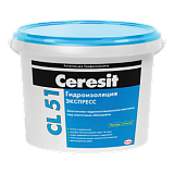 Гидроизоляционная эластичная мастика Ceresit CL 51/5, 5кг