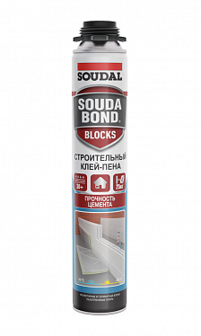 Клей-пена полиуретановый Soudal Soudabond Блоки, 750мл