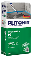Ровнитель (наливной пол) самовыравнивающийся PLITONIT Р2 на цементной основе (2-20мм), 25кг