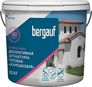 Штукатурка декоративная акриловая Bergauf Crystal Pasta "камешковая" фр.1-1,5мм, 25кг