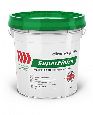 Шпаклевка готовая Danogips SuperFinish, 3л/5кг