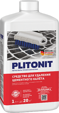 Средство PLITONIT для удаления цементного налета, 1л