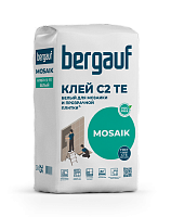 Клей плиточный Bergauf Mosaik белый, 25кг