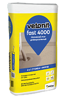 Наливной пол Vetonit fast 4000 (3-80мм) универсальный, 20кг