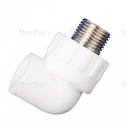 Угольник PPRC с НР 25х1/2 MeerPlast
