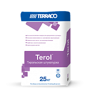 Штукатурка декоративная TERRACO Terol Granule c текстурой "шуба" фр.2.0 серая, 25кг