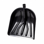 Лопата снег. пласт. (ковш) 410х460мм ЦИКЛ КУПЕЦ с мет.пластиной без черенка