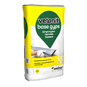 Штукатурка гипсовая Vetonit base gyps базовая белая, 30кг