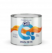 Эмаль ПФ-115 FORMULA Q8 серая, 0.9кг