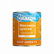 Краска МА-15 KRAFOR белая, 2.5кг