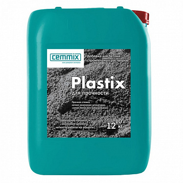 Пластификатор для бетонных смесей PLASTIX CEMMIX, 10л