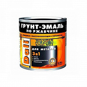 Эмаль-грунт по ржавчине 3 в 1 DALI Рогнеда черная (RAL 9005) 0,75л 