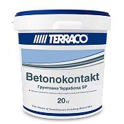 Грунтовка бетоноконтакт розовый TERRACO Terrabond SP acrylic, 12кг