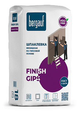 Шпаклевка финишная Bergauf Finish Gips, 18кг