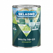 Эмаль ПФ-115 SKLADNO красная, 2.6кг