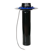 Воронка ТехноНИКОЛЬ ЭКО с обжимным фланцем обогреваемая 110х700