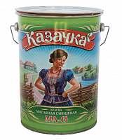 Краска МА-15 КАЗАЧКА сурик, 6кг